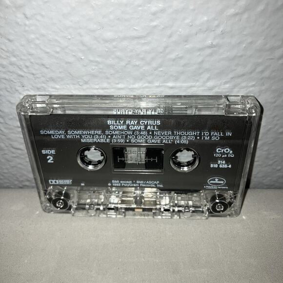 Vhs / Tape Billy Ray Cyrus 1992 Some Gave All Achy Breaky Heart Could’ve Been Me - Picture 11 of 11